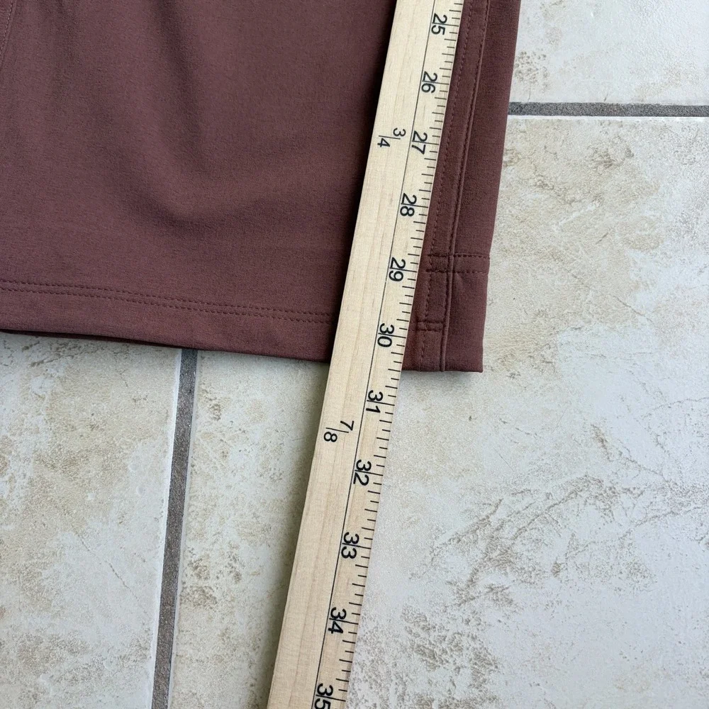 LL Bean Pants Mens Large Brown Multisport Performance Stretchy Baggy 30" NWT - Picture 13 of 14